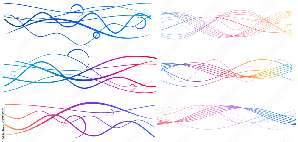Decorative waves for your banner design, printing. Suitable for cosmetics design, candy, yoga, fashion, music. Design element Decorative waves for your banner design, printing. Suitable for cosmetics design, candy, yoga, fashion, music. Design element