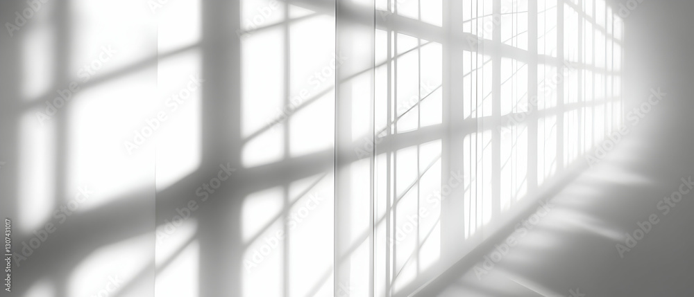 Sunlight shadows on wall, interior Sunlight shadows on wall, interior