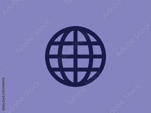globe icon vector illustration