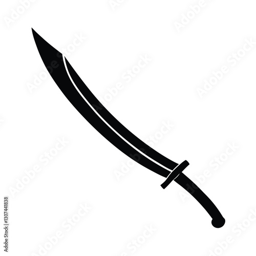 sword isolated on white