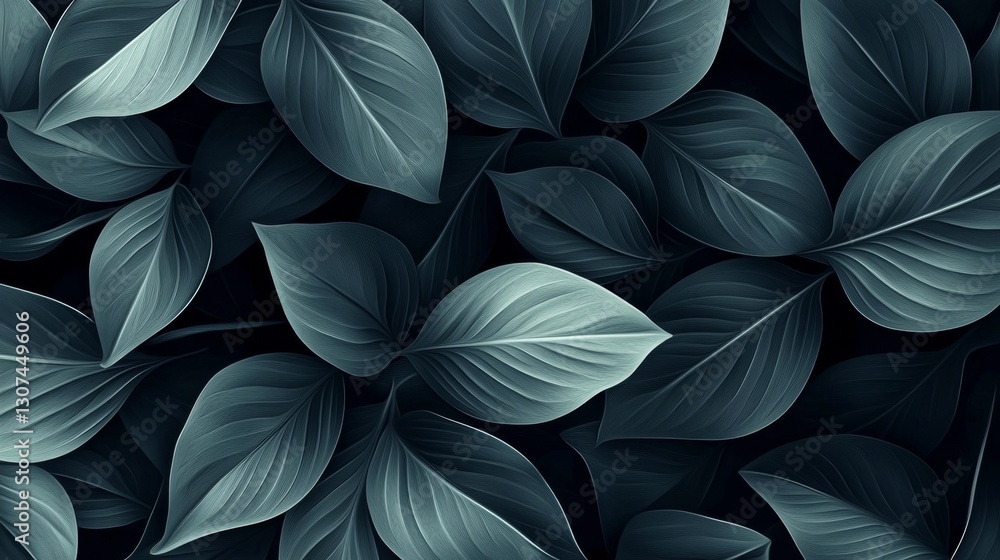 Minimalist Abstract Leaves Background Minimalist Abstract Leaves Background