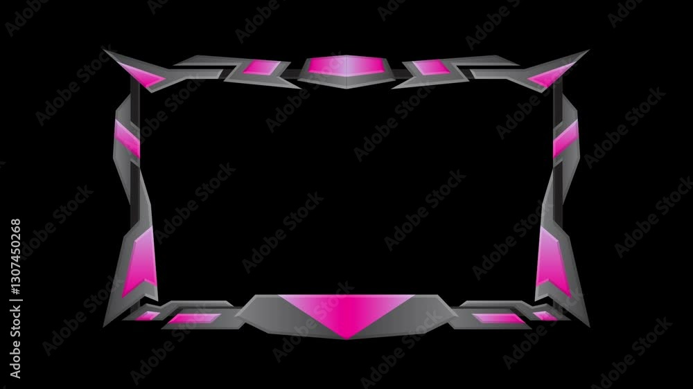 Stream Overlay twitch overlay Game Overlay transparent background Stock ...