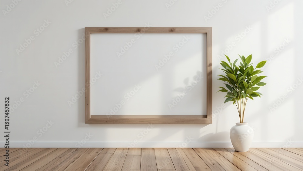 Empty Frame, Sunlight, Plant, Interior Empty Frame, Sunlight, Plant, Interior