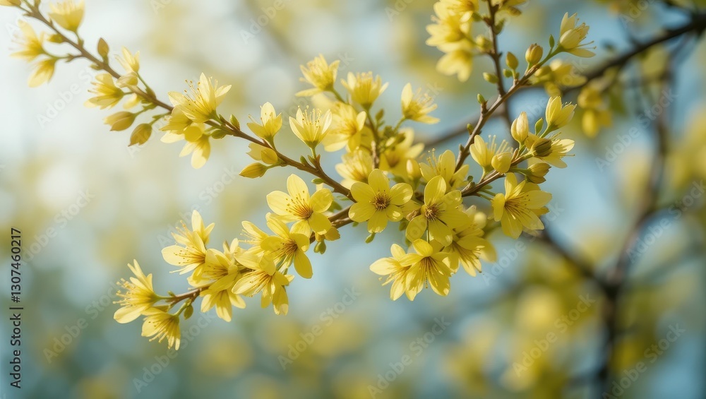 Spring Blossoms in Sunlight Spring Blossoms in Sunlight