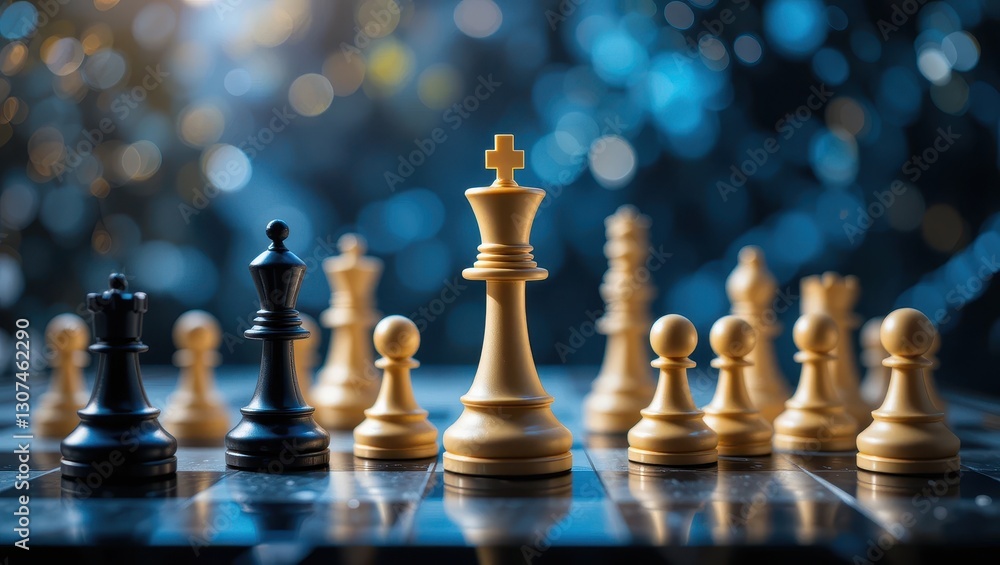 Chessboard Strategy Night Game Chessboard Strategy Night Game