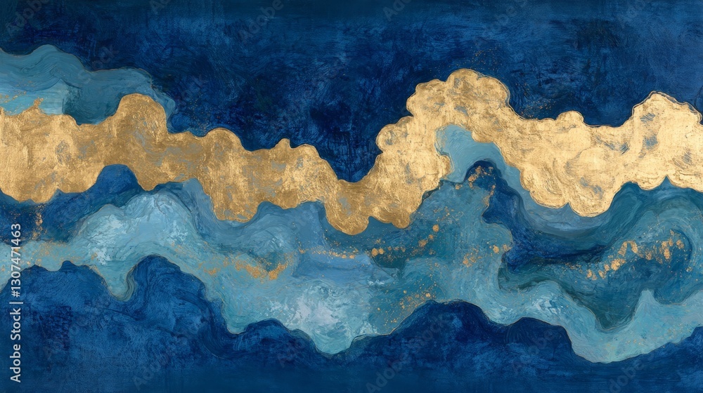 Smooth Dark Blue Gold Transition Background Art Smooth Dark Blue Gold Transition Background Art