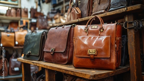 Stylish Leather Handbags in Florence photo