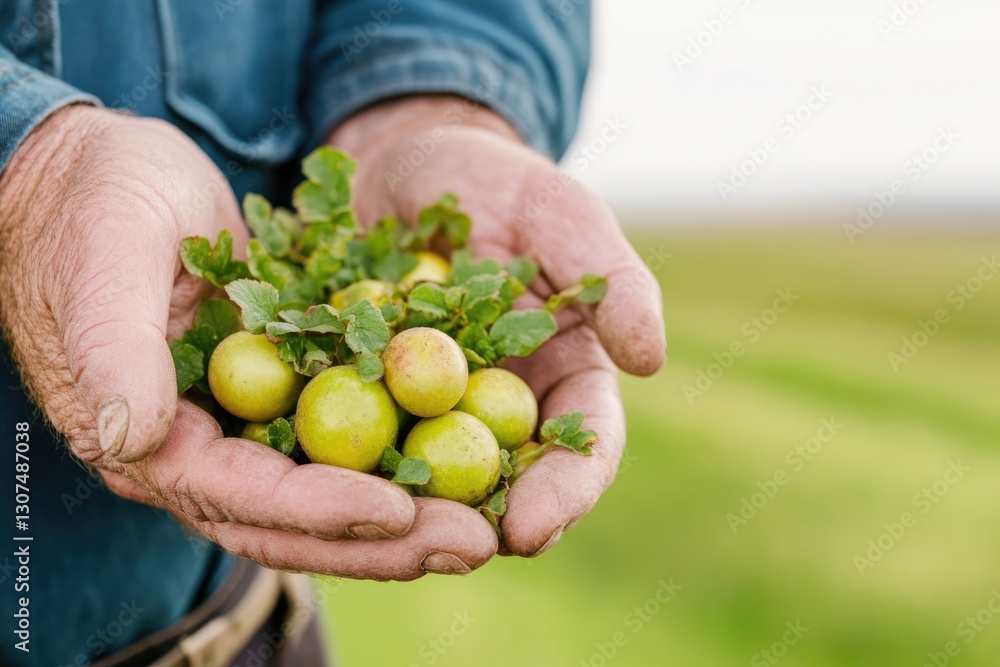 close-up of farmer hands cradling imperfect yet fresh fruits and vegetables emphasizing natural beauty amid sustainability close-up of farmer hands cradling imperfect yet fresh fruits and vegetables emphasizing natural beauty amid sustainability