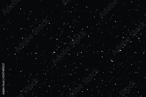night sky with stars stippled vector texture background