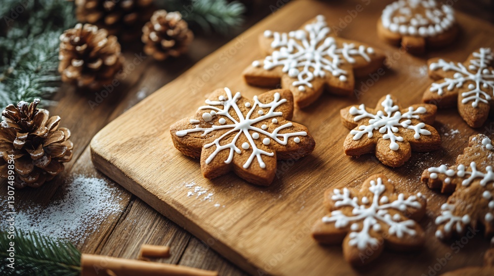Rustic Gingerbread Cookie Display Ideas Rustic Gingerbread Cookie Display Ideas