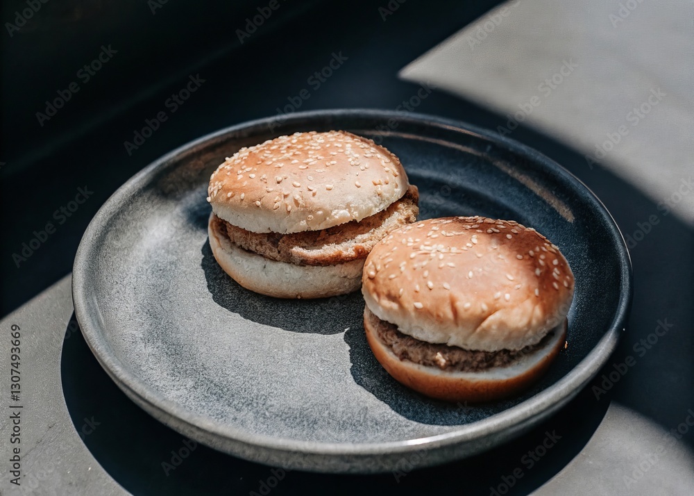 Sizzling burger fiesta gourmet diner recipe showcase urban eatery close-up delectable hamburger delights for food lovers Sizzling burger fiesta gourmet diner recipe showcase urban eatery close-up delectable hamburger delights for food lovers