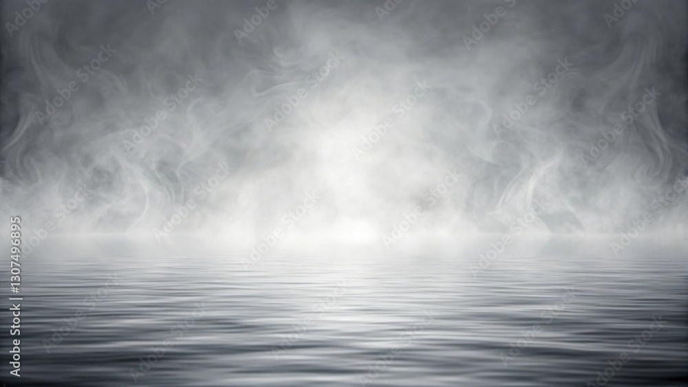 Misty landscape with mysterious atmosphere Misty landscape with mysterious atmosphere