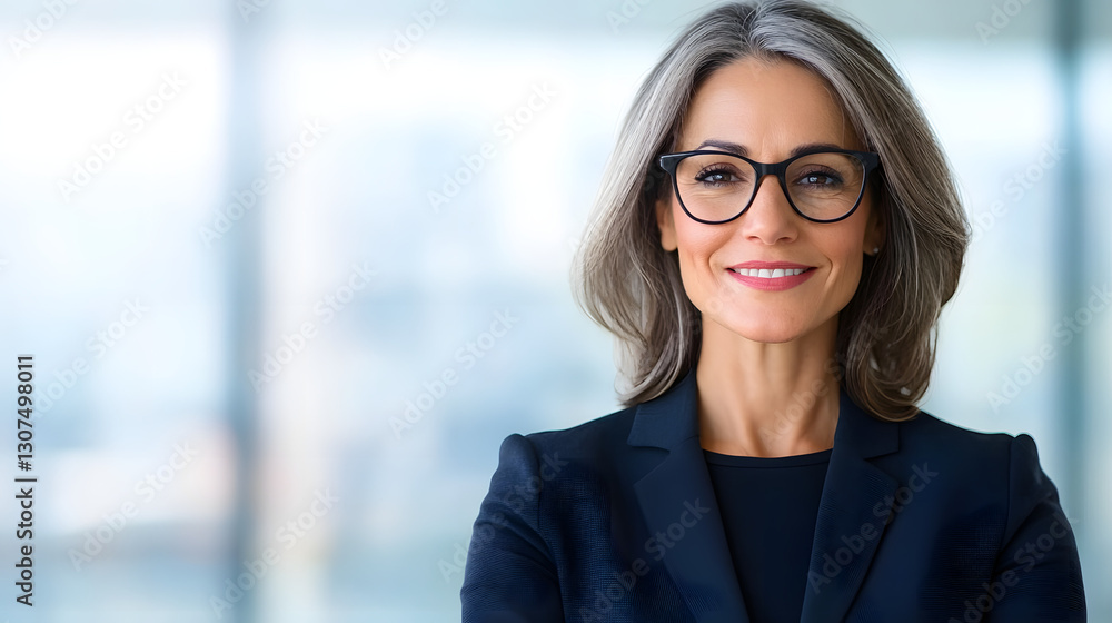 A Happy Businesswoman Head and Shoulders Portrait Wearing a Professional Outfit
A Happy Businesswoman Head and Shoulders Portrait Wearing a Professional Outfit