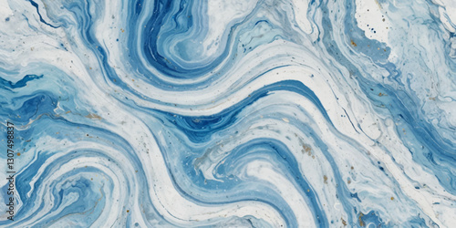Blue ocean wave background. Blue and white water ocean background.
