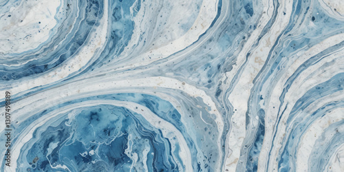 Blue ocean wave background. Blue and white water ocean background.
