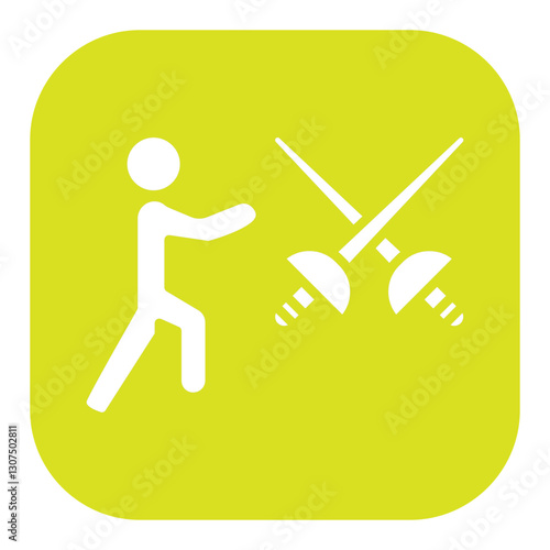 Fencing Stance Icon