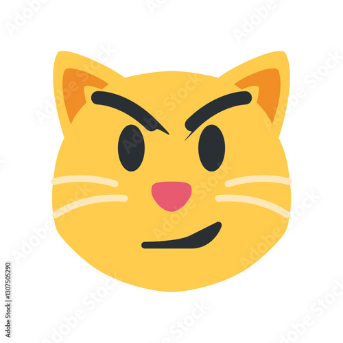 Cat Face with Wry Smile