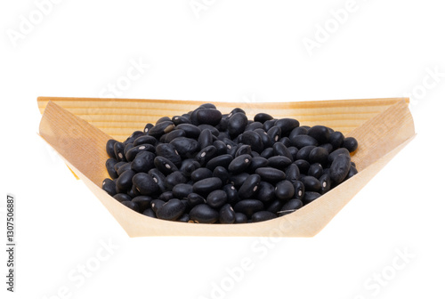 Obraz na płótnie black beans isolated w salonie