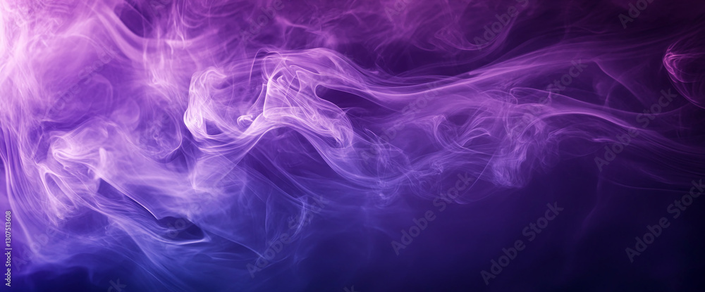 Abstract image of purple and blue smoke, swirling in dynamic patterns, creating a mystical and ethereal atmosphere, ideal for design backgrounds Abstract image of purple and blue smoke, swirling in dynamic patterns, creating a mystical and ethereal atmosphere, ideal for design backgrounds