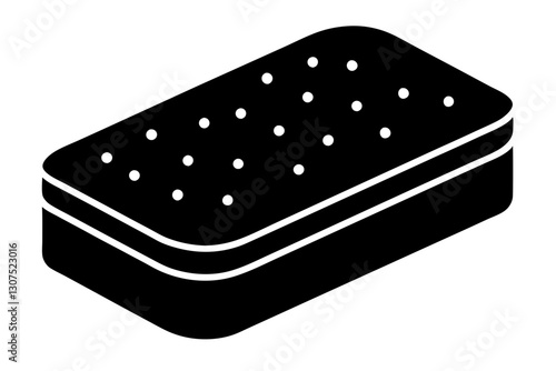 Sponge Icon – Vector Illustration for Cleaning and Household Designs

