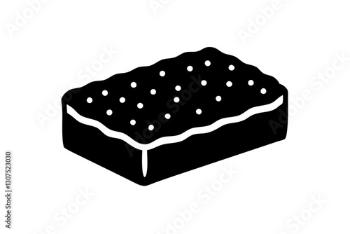 Sponge Icon – Vector Illustration for Cleaning and Household Designs

