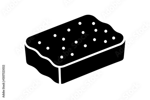 Sponge Icon – Vector Illustration for Cleaning and Household Designs

