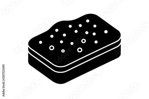 Sponge Icon – Vector Illustration for Cleaning and Household Designs

