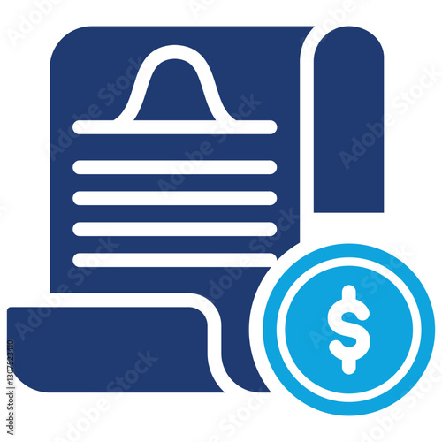 Standard Deviation mixed color icon