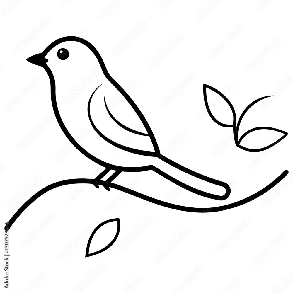 Fototapeta premium bird on branch