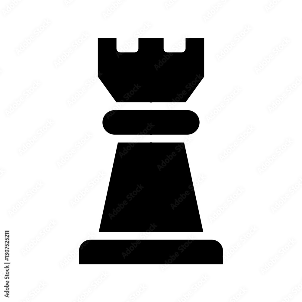 chess icon color editable on white background chess icon color editable on white background