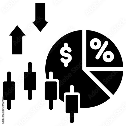 Margin Trading glyph icon