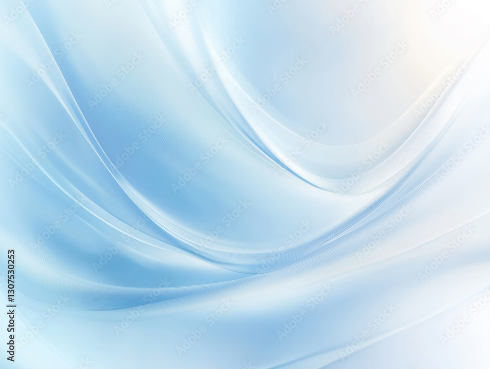 Abstract light blue wavy background flowing smoothly Abstract light blue wavy background flowing smoothly