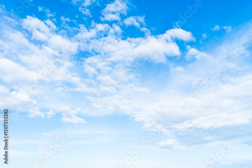 White cloud on blue sky