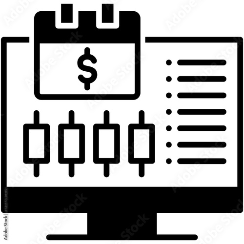 Day Trading outline icon