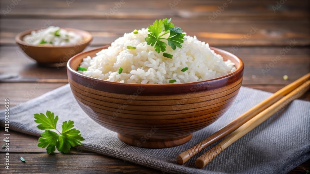Fragrant rice, cooked and ready to eat Fragrant rice, cooked and ready to eat