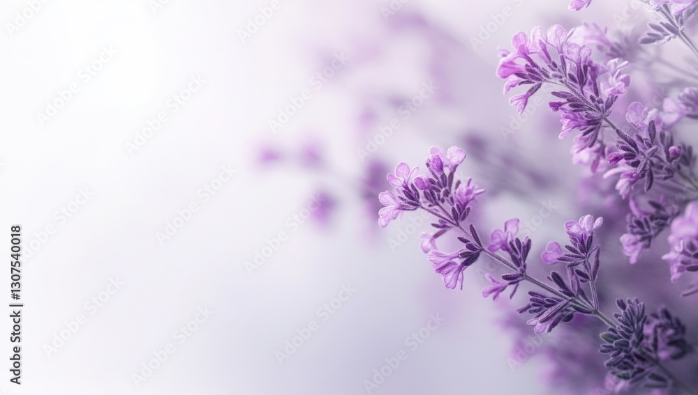 Obraz premium Delicate Lavender Blossoms in Soft Light