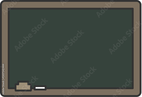 Lousa com giz e apagador