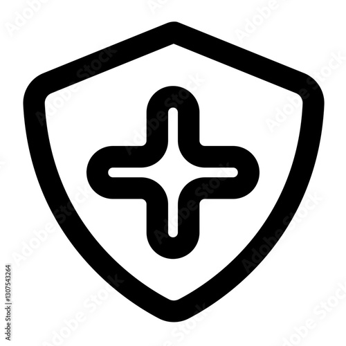 health insurance icon for illustration