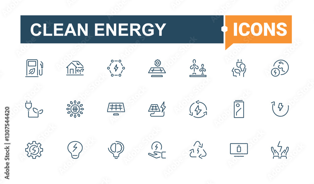 Renewable Energy modern icon. Contains such icons as light, clean energy, sunlight, turbine, eco, renewable energy and more. Line with editable stroke. Modern vector illustration. Renewable Energy modern icon. Contains such icons as light, clean energy, sunlight, turbine, eco, renewable energy and more. Line with editable stroke. Modern vector illustration.