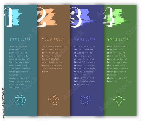 infographic template data info flowchart