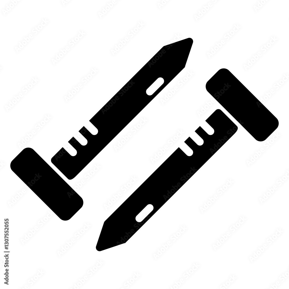 nail solid icon nail solid icon