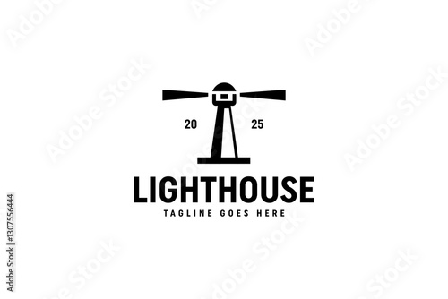 silhouette simple  lighthouse icon logo business vector design inspiration with modern, minimalist and elegant styles