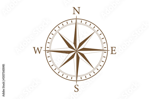 Compass icon. Compass rose sign. Star icon navigation. Northern Star. Polar Star logo. Windrose symbol. Nautical wind rose icon. Compasses for travel map. Navigation arrow symbols.
