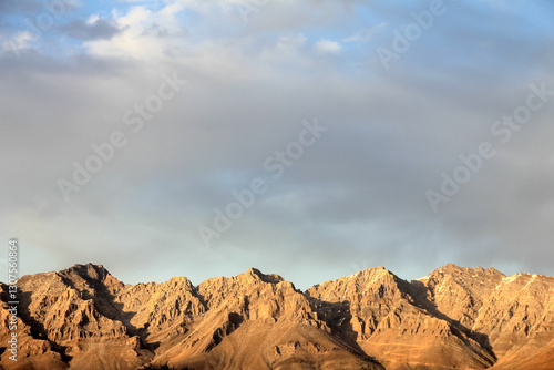 Afghanistan Beautiful Rugged Mountain Range Under a Sky During Daylight, Cabul photo