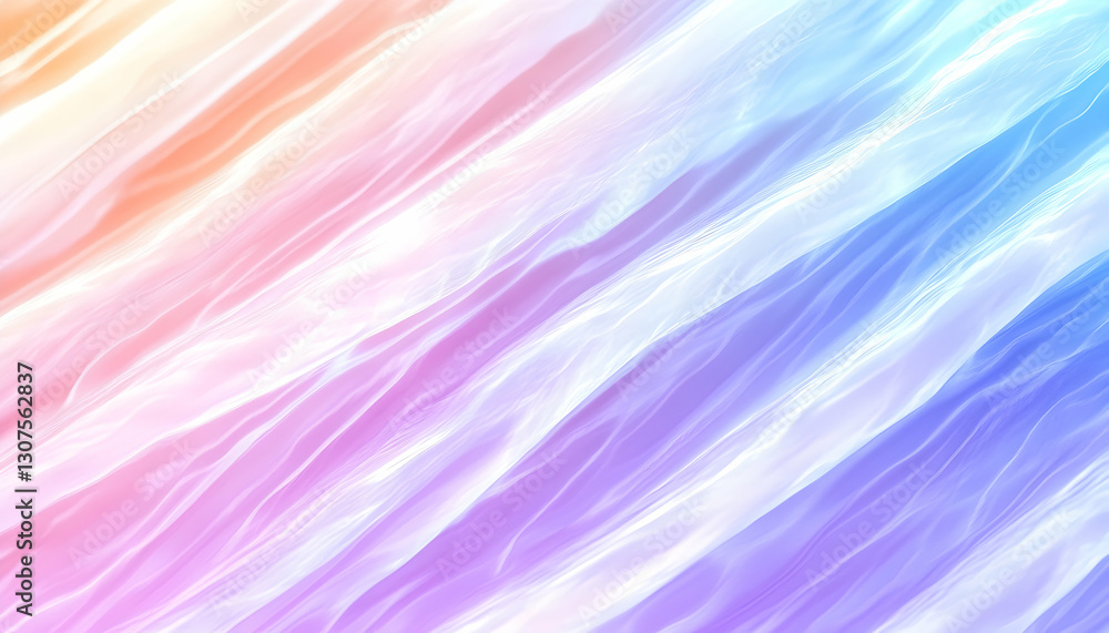 Abstract color wave background, diagonal streaks, flowing movement, rainbow hues, versatile design element