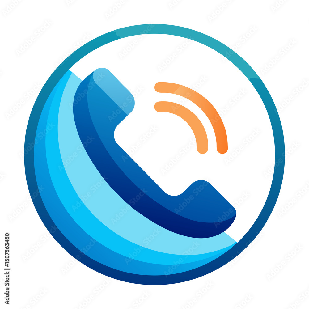 Fototapeta premium call icon isolate on transfer background, phone icon