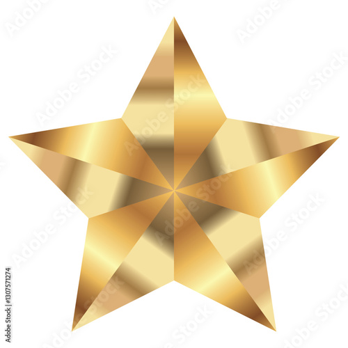 Gold Star Design Inspiration. Gold Star Symbol Logo Vector Template Design, Gold Star Design Logo Vector Illustration