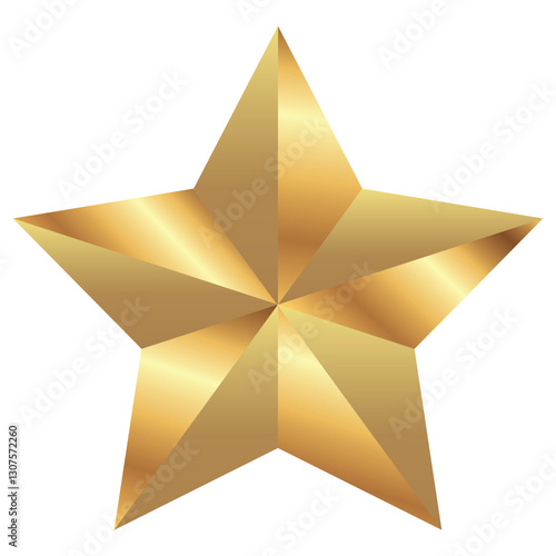 Gold Star Design Inspiration. Gold Star Symbol Logo Vector Template Design, Gold Star Design Logo Vector Illustration