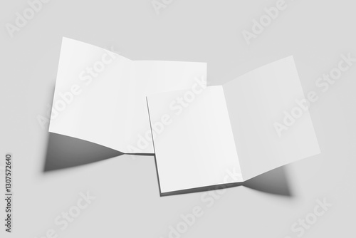 Fotografie Mockup bifold brochure