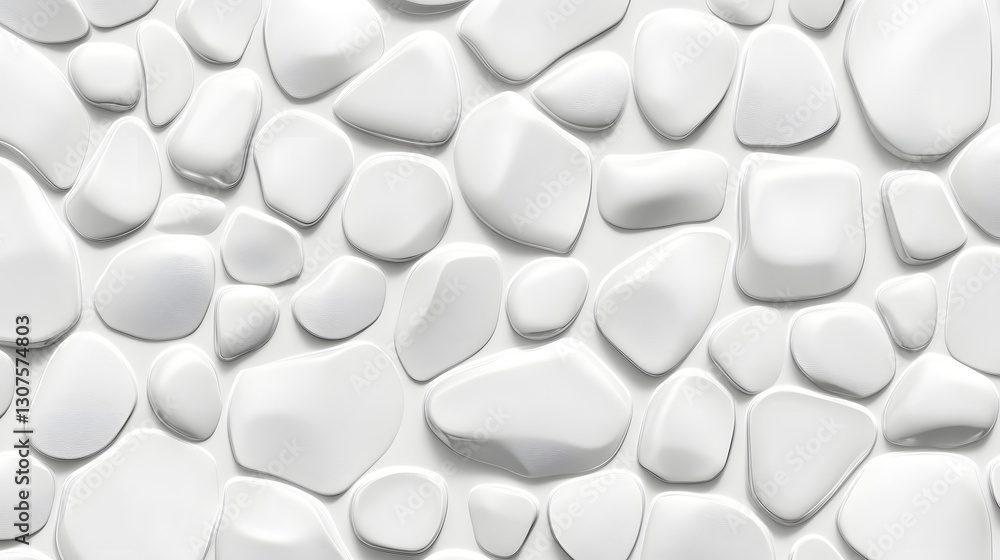 White pebbles, flat surface, top view
White pebbles, flat surface, top view